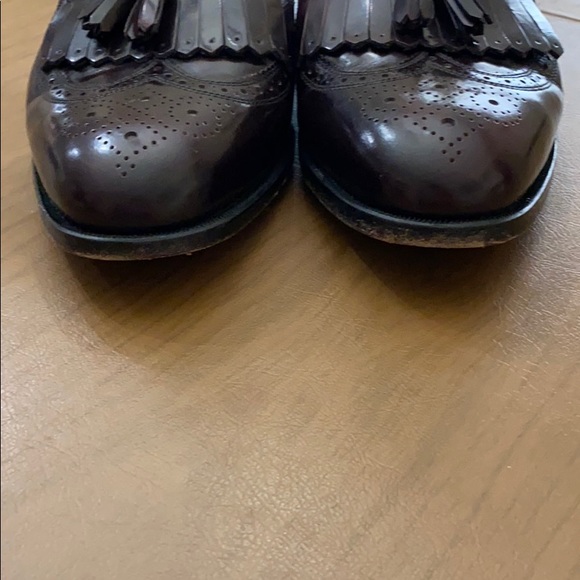 Florsheim Wing Tip Tassel Brogue Brown Loafers Men - Picture 6 of 8
